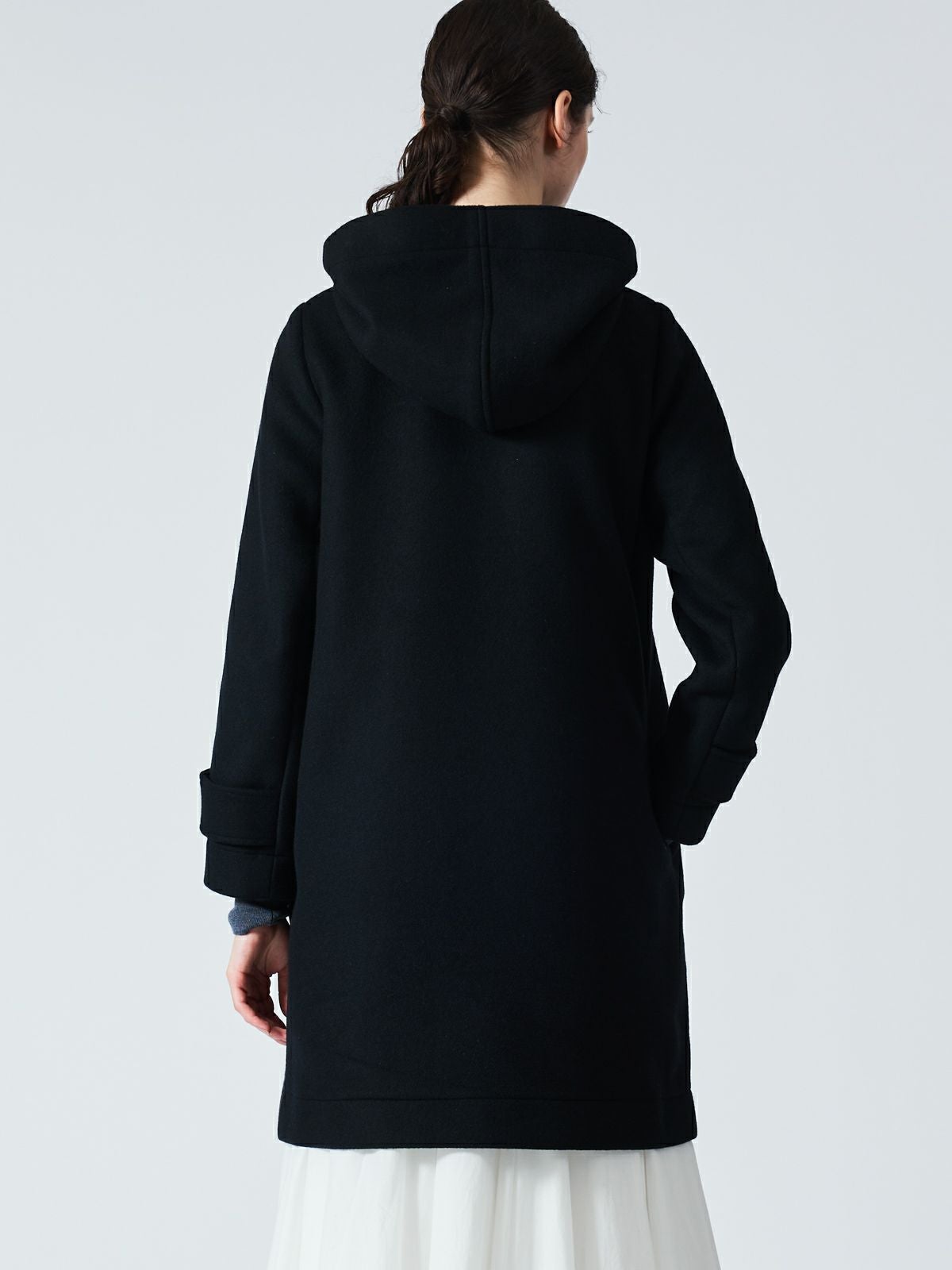 mizuiro ind Aラインフード付きコート｜ MARcourt ONLINE STORE