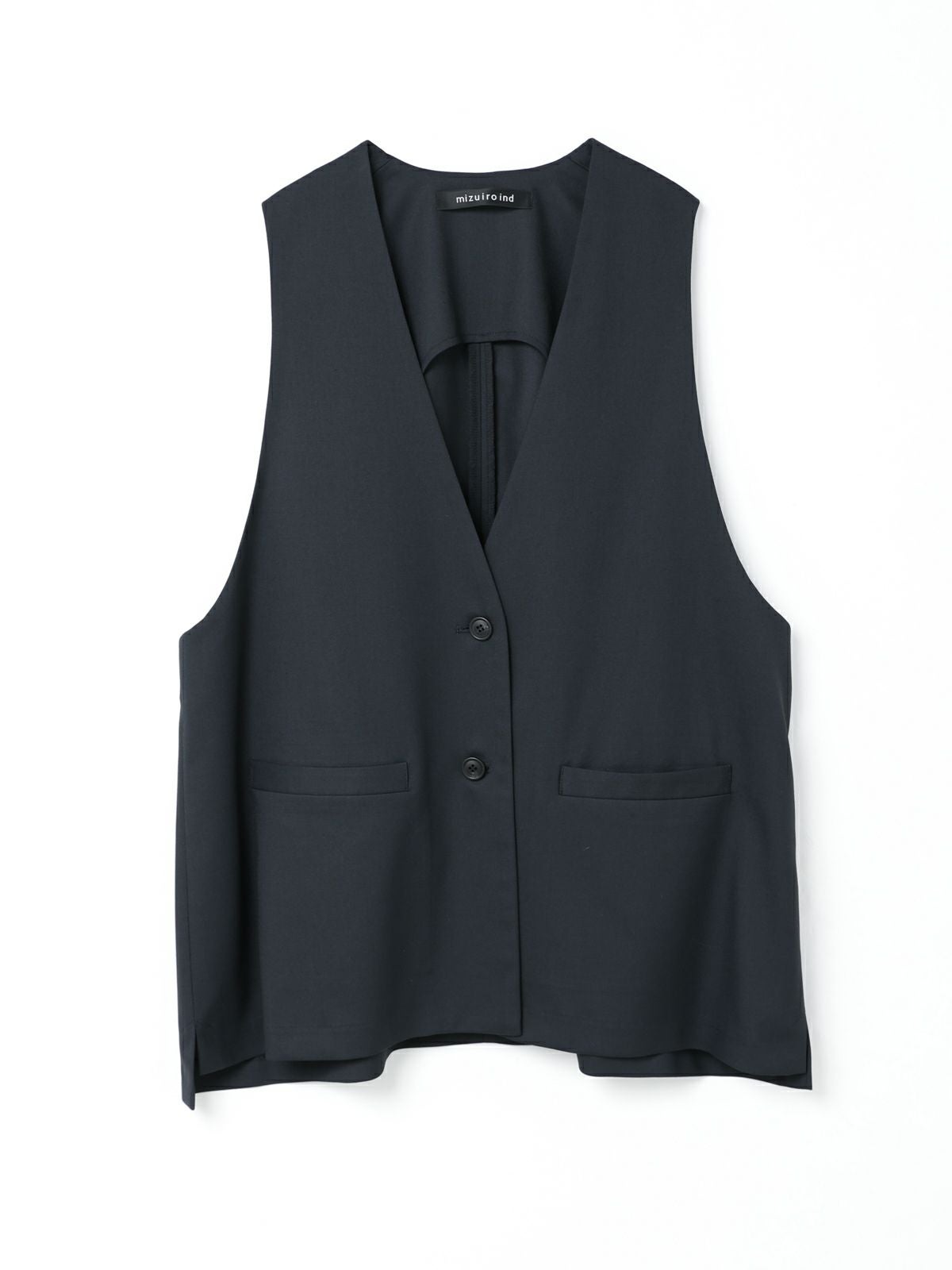 mizuiro ind ディープVネックワイドベスト｜ MARcourt ONLINE STORE