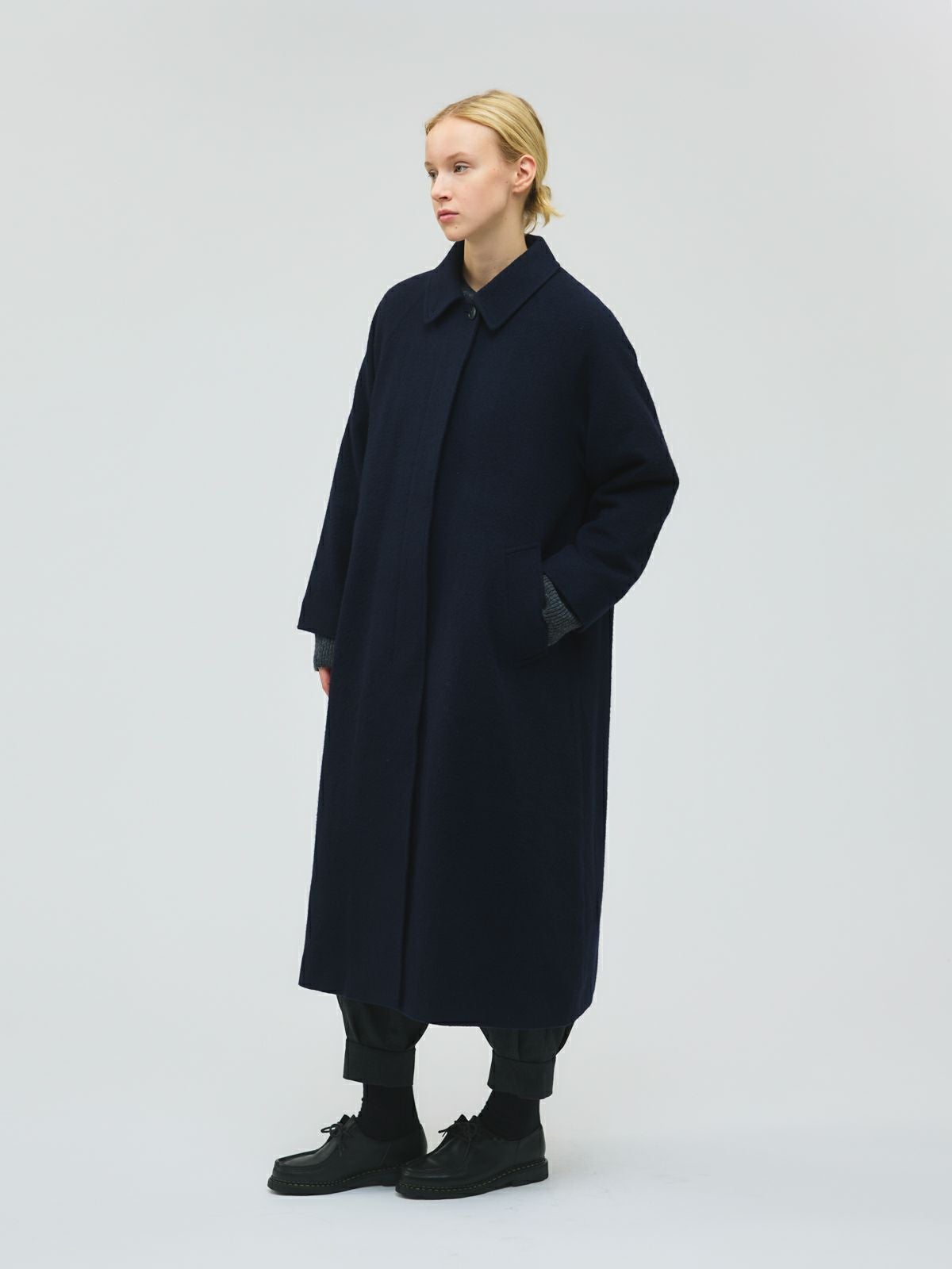 mizuiro ind ウール混バルマカーンコート｜ MARcourt ONLINE STORE