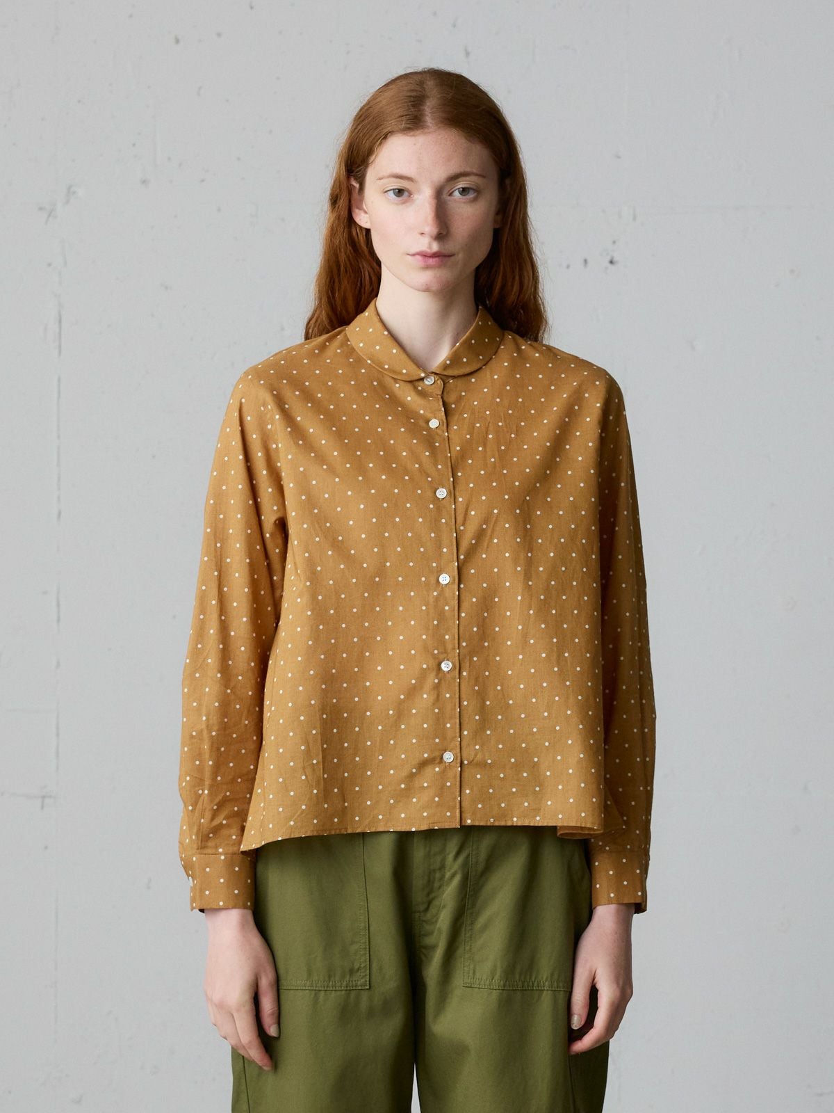 MidiUmi ドット柄ダッチカラーシャツ｜ MARcourt ONLINE STORE