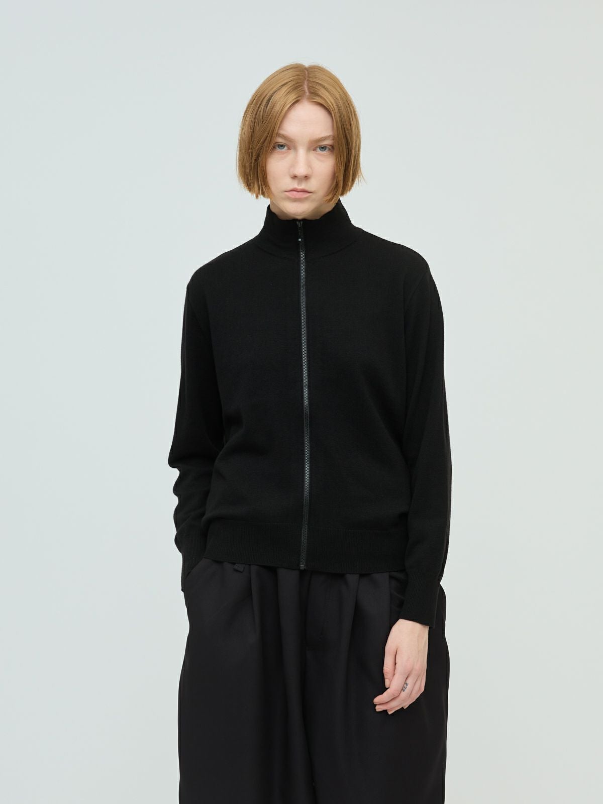 mizuiro ind ハイネックジップカーディガン｜ MARcourt ONLINE STORE