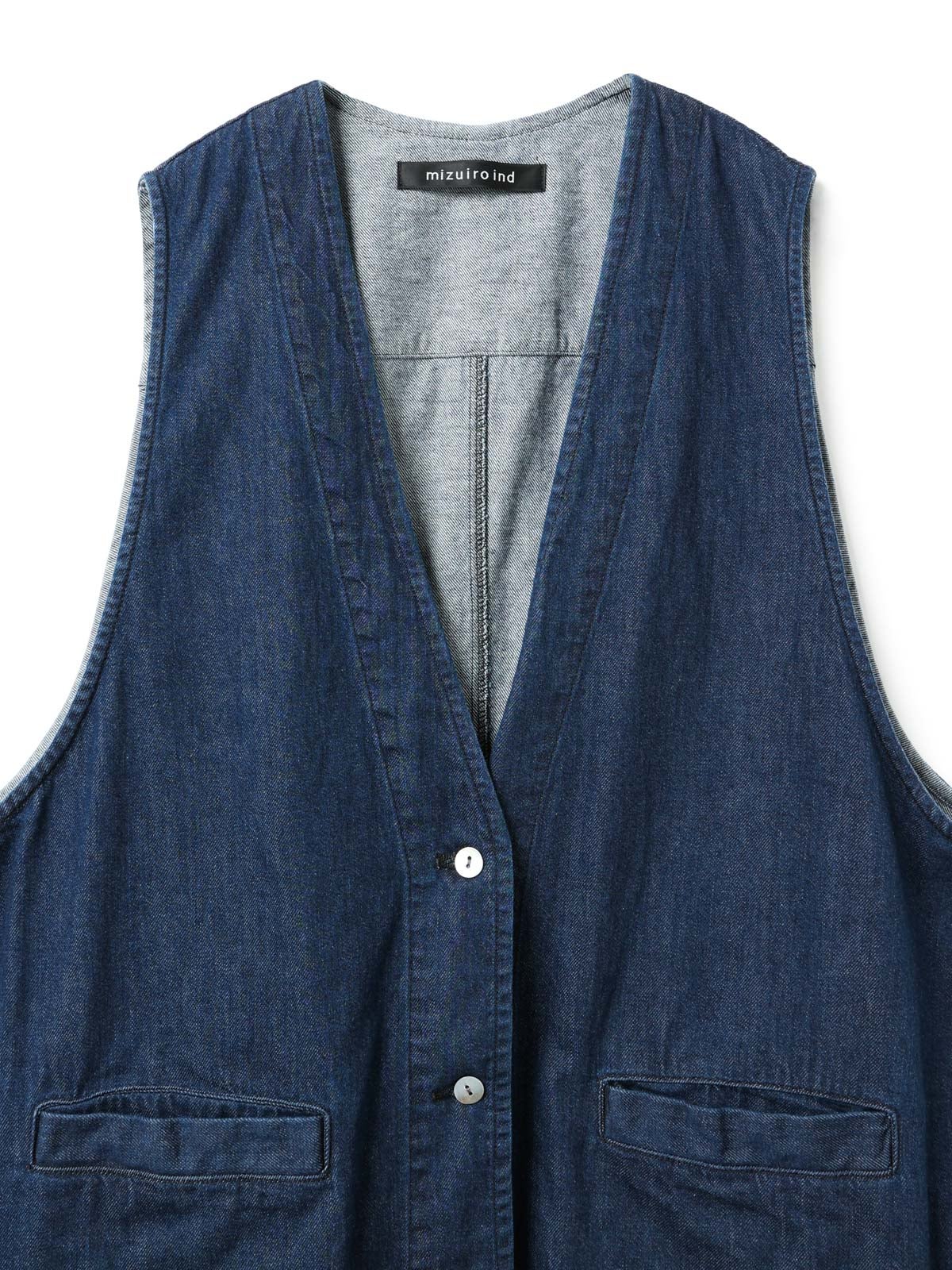 mizuiro ind デニムベスト｜ MARcourt ONLINE STORE - マーコート