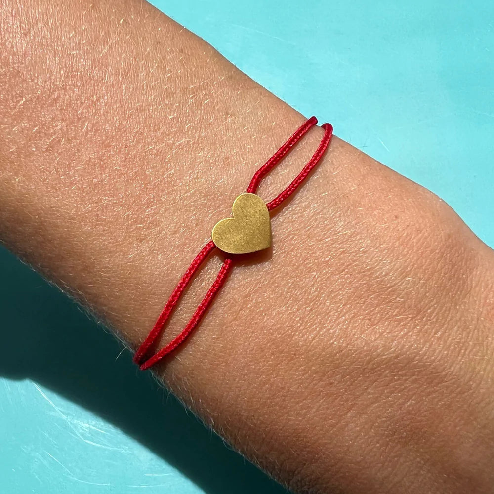 ハート” コード ブレスレット - マリーエレーヌ ドゥ タイヤック