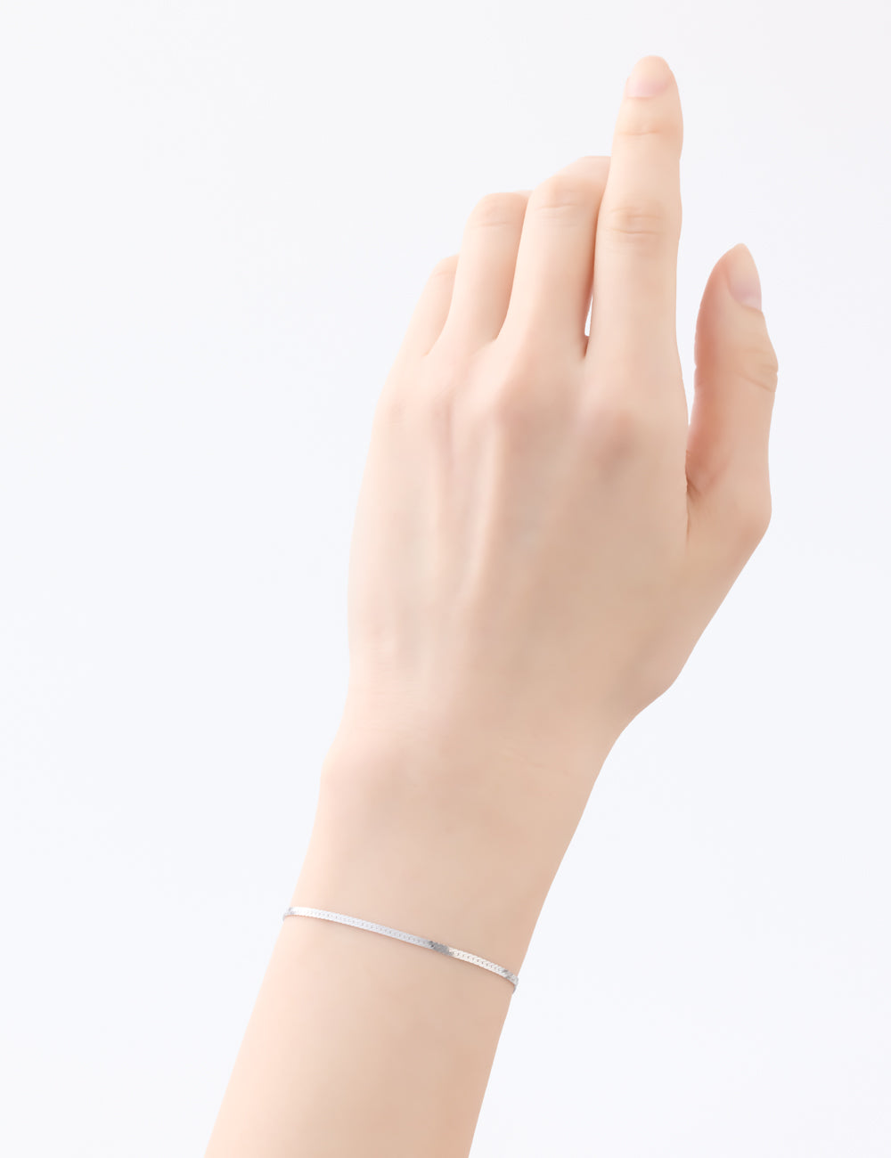 MARIHA(マリハ) Silent Rain ブレスレット ヘリンボーンチェーン 18cm