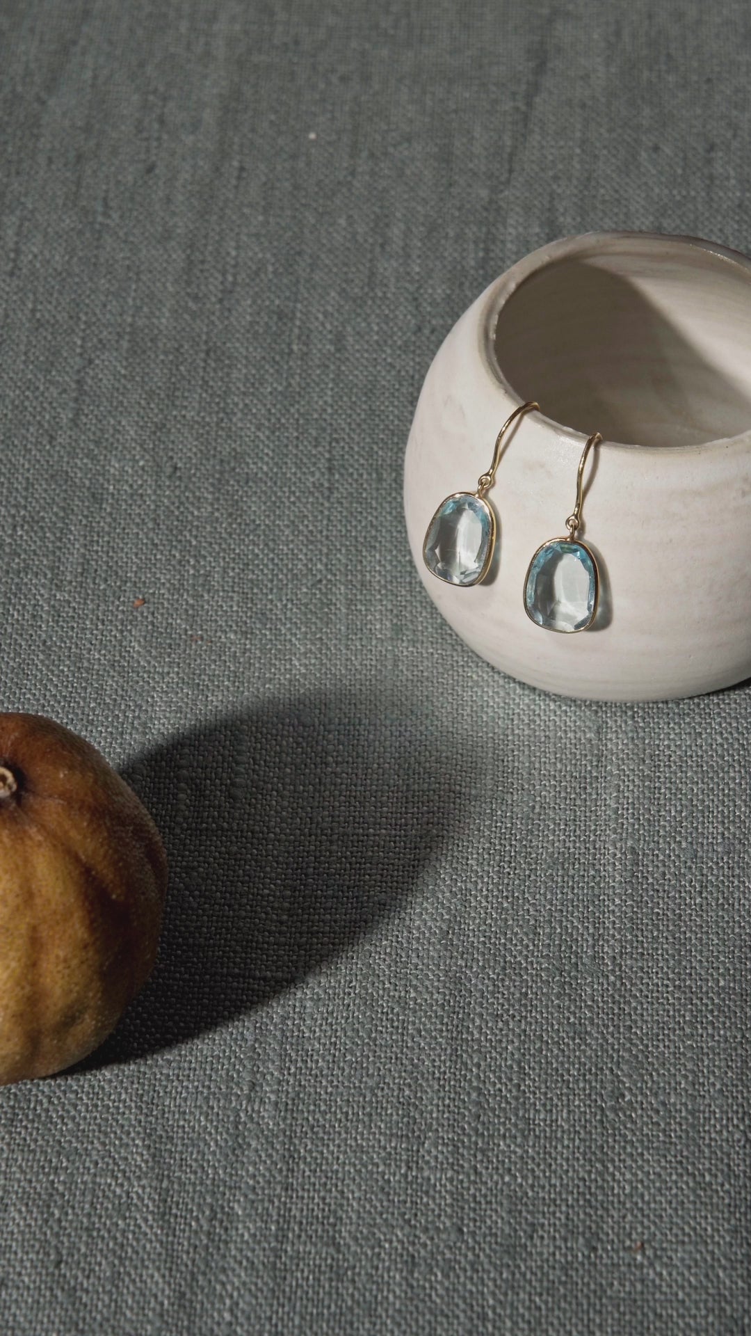 MARIHA(マリハ) Organic Gems ピアス スカイブルートパーズ M K18