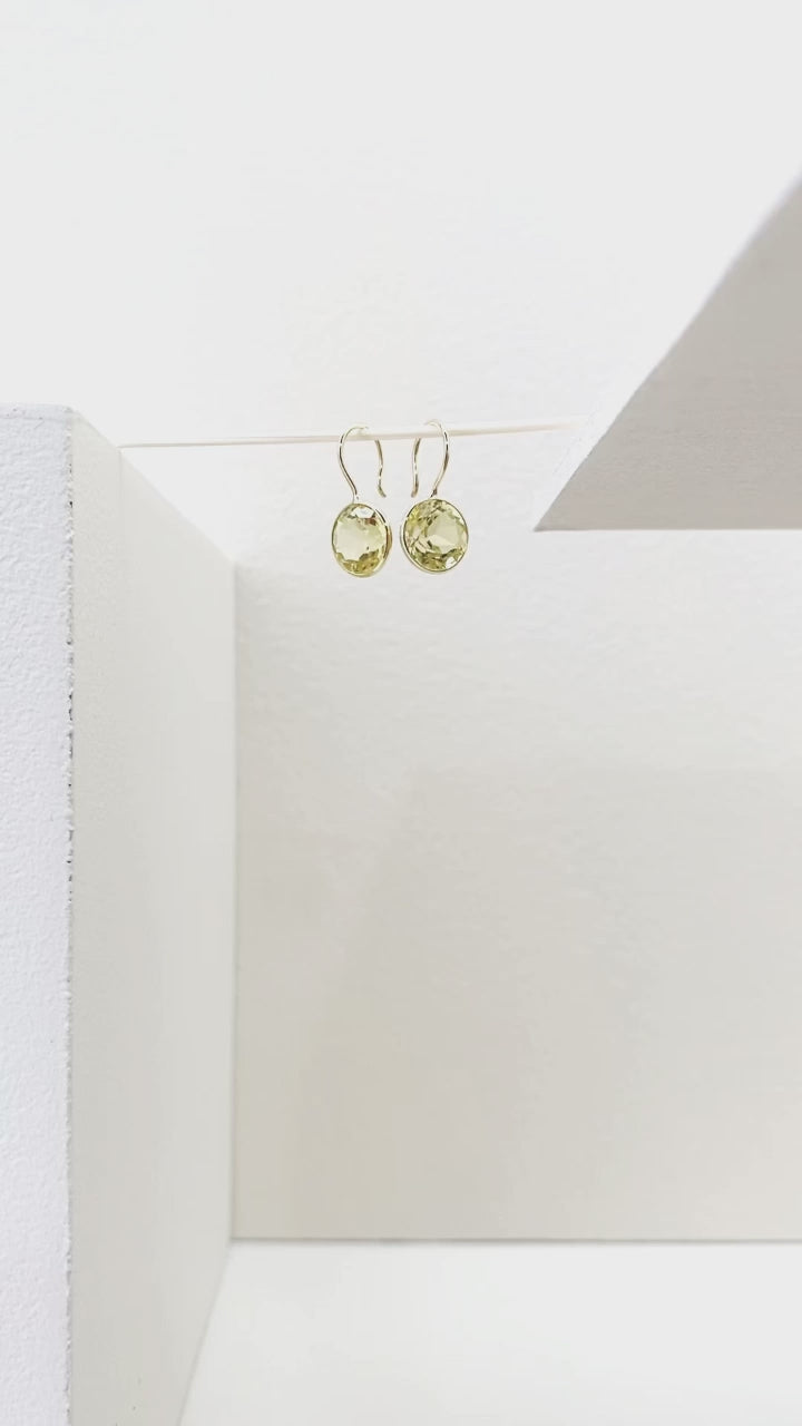 MARIHA(マリハ) Light Dreams ピアス レモンクォーツ K18 天然石