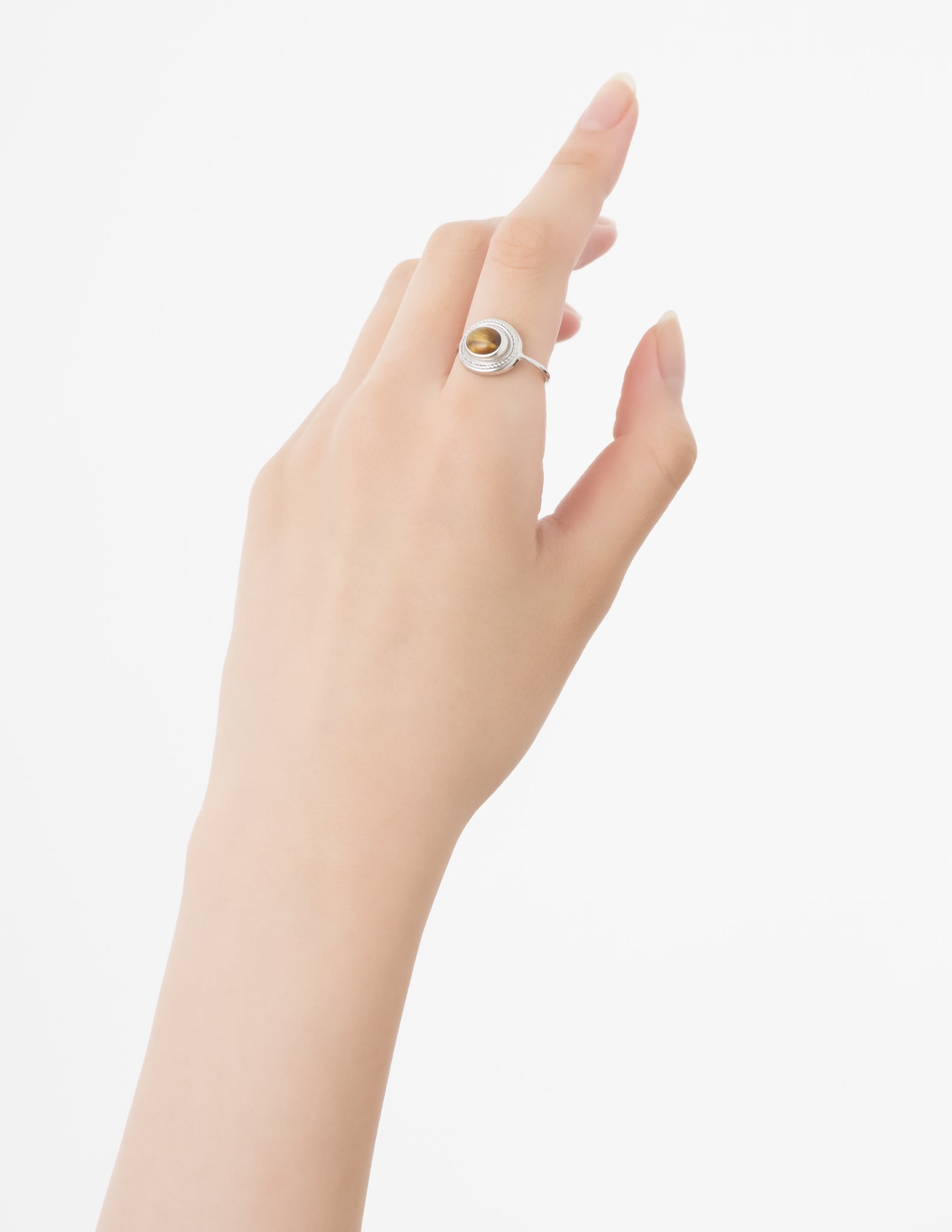 MARIHA(マリハ) Wish Stones リング オーバルヨコ SS タイガーアイ