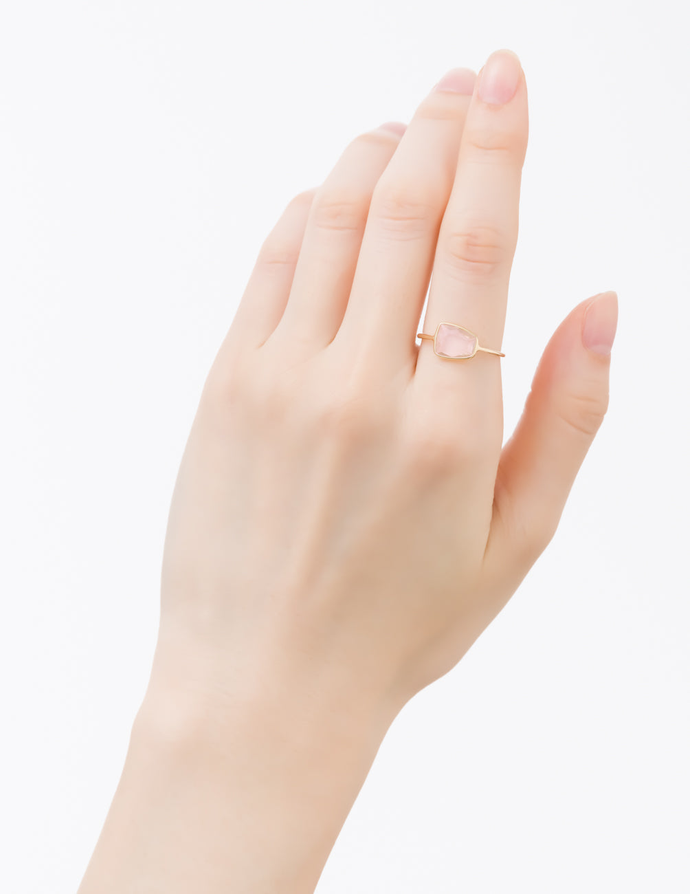 MARIHA(マリハ) Organic Gems リング ローズクォーツ S K18 天然石