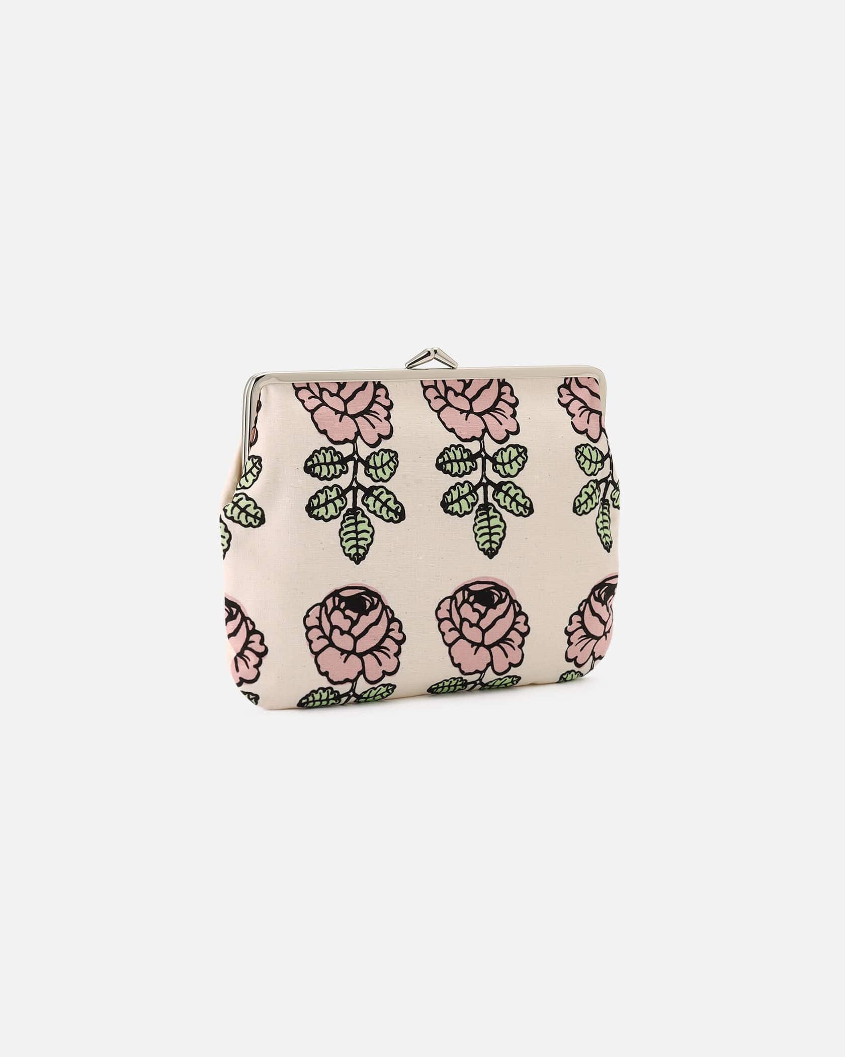 日本限定】Vihkiruusu Puolikas Kukkaro がま口ポーチ | Maija Isola