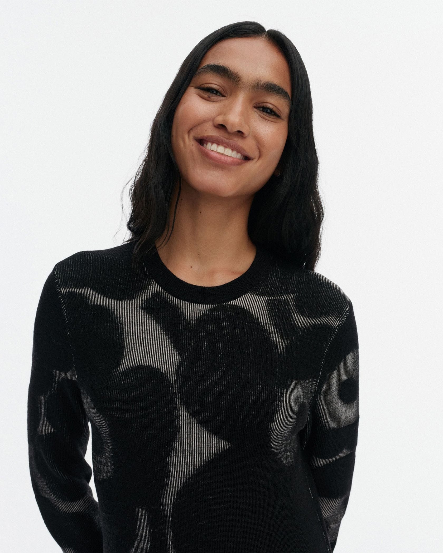 一部店舗・オンラインストア限定】Sh Laatia Unikko ニットワンピース