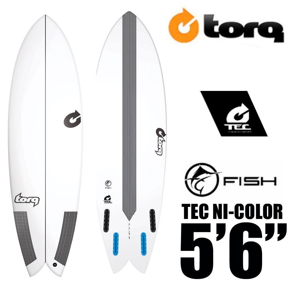 TORQ Surfboard トルクサーフボード TEC FISH 5'6 EPS/フィッシュ