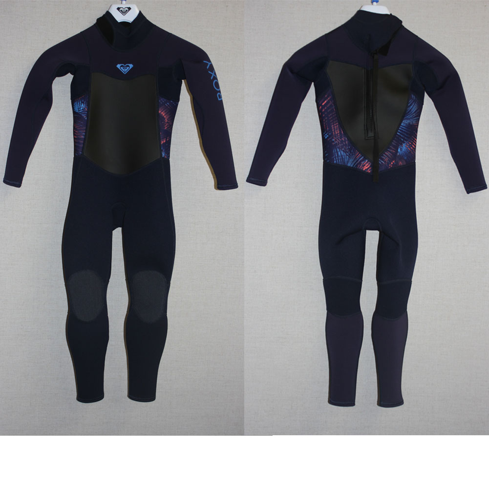 ロキシー 子供用 ガールズ ウェットスーツ シンクロバックジップ