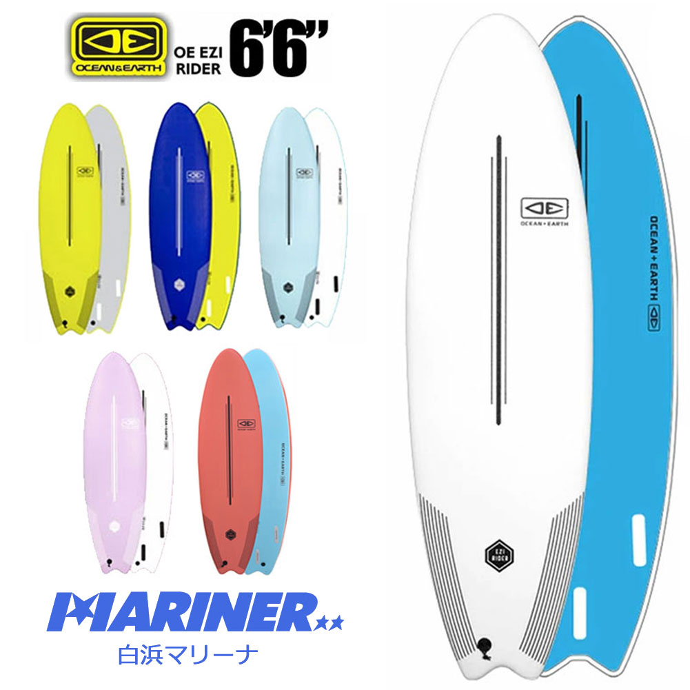 OCEAN&EARTHEZIRIDERSOFTBOARD6'6サーフボードソフトボード/初心者用