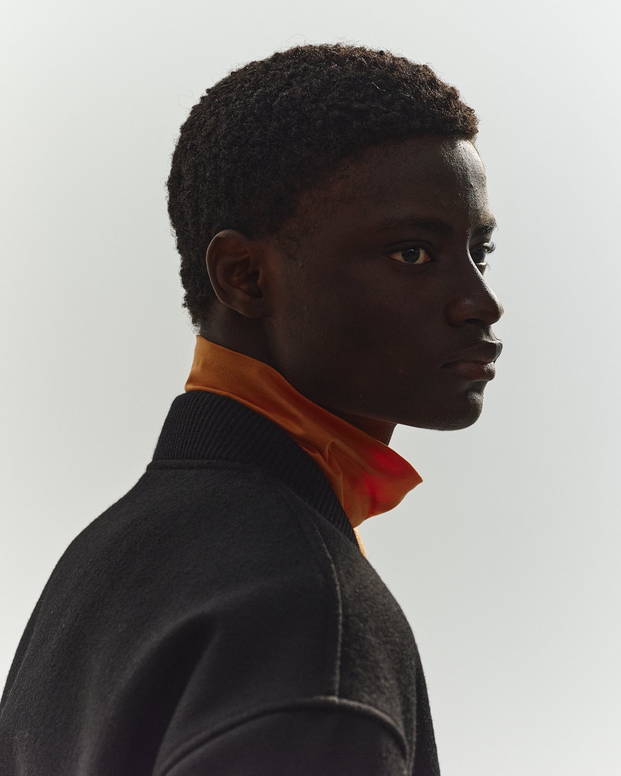 オーガニックGIZA 80/2天竺 / コンフォートフィットTEE タートルネック