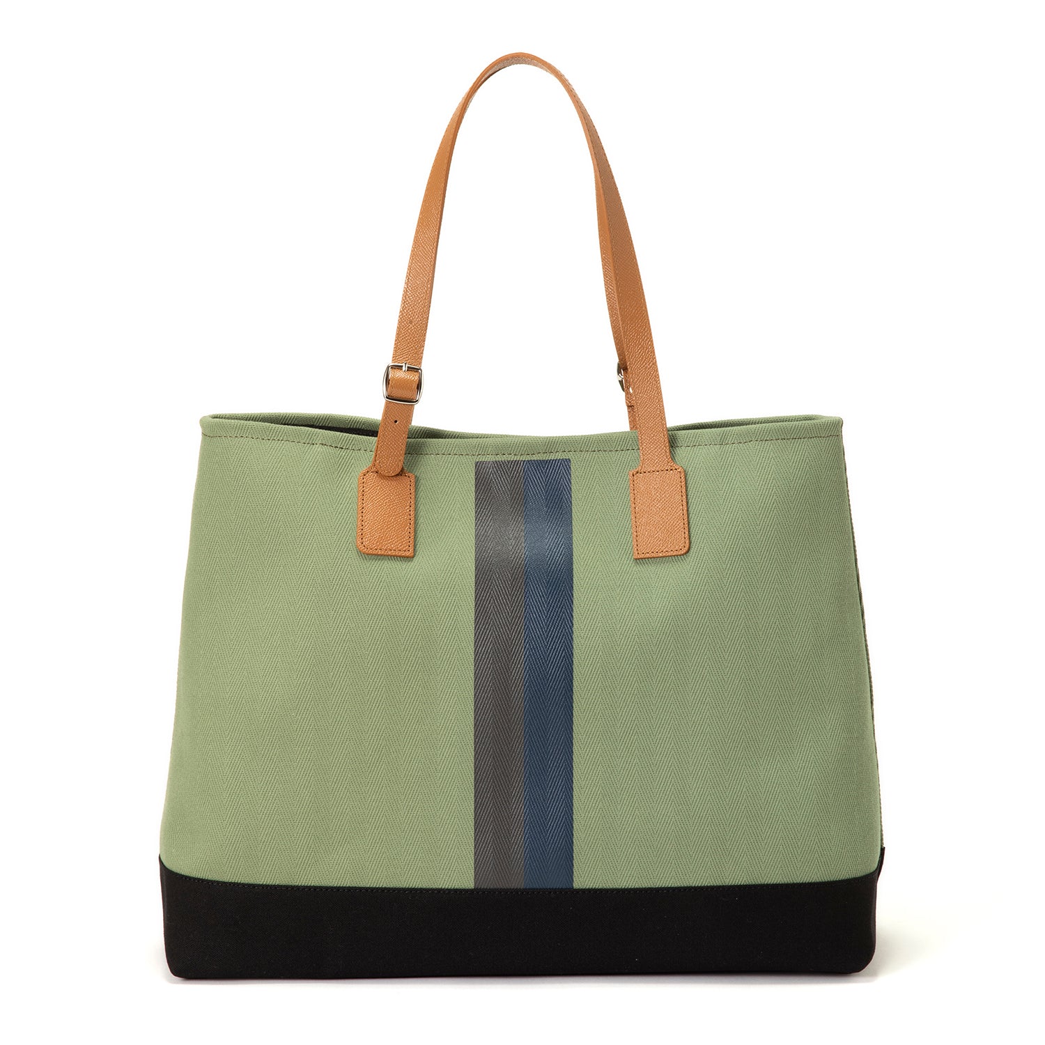 ETELA | エテラ エクストララージトートバッグ(CENTER TWOTONE PRINT)