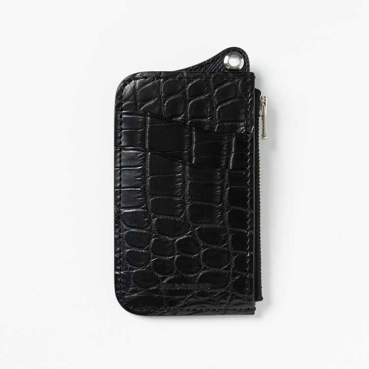 WILD SWANS | ワイルドスワンズ B-2 フラグメントケース クロコ×ダービー