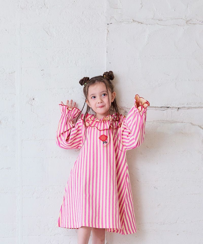 再値下げ価格】フリルカラーワンピース ｜ ワンピース ｜ 子供服の