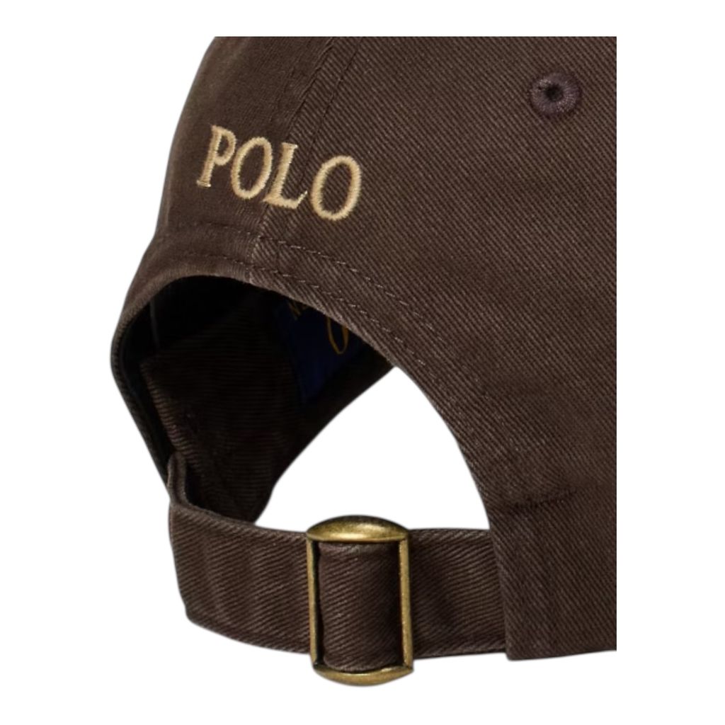 POLO RALPH LAUREN コットン チノ ベースボール キャップ（ナツメグ