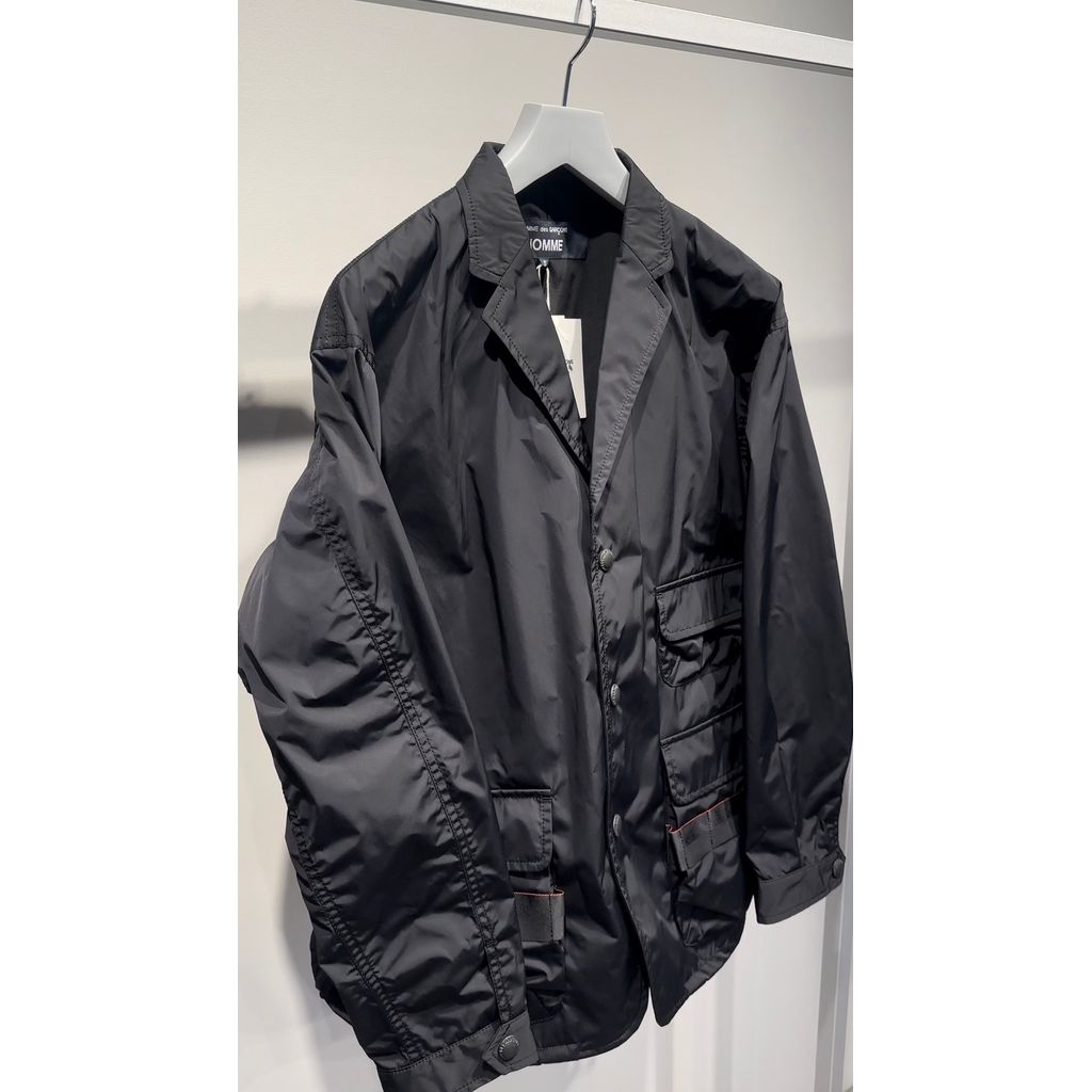 COMME des GARCONS HOMME ナイロンタフタ パッチポケット ジャケット