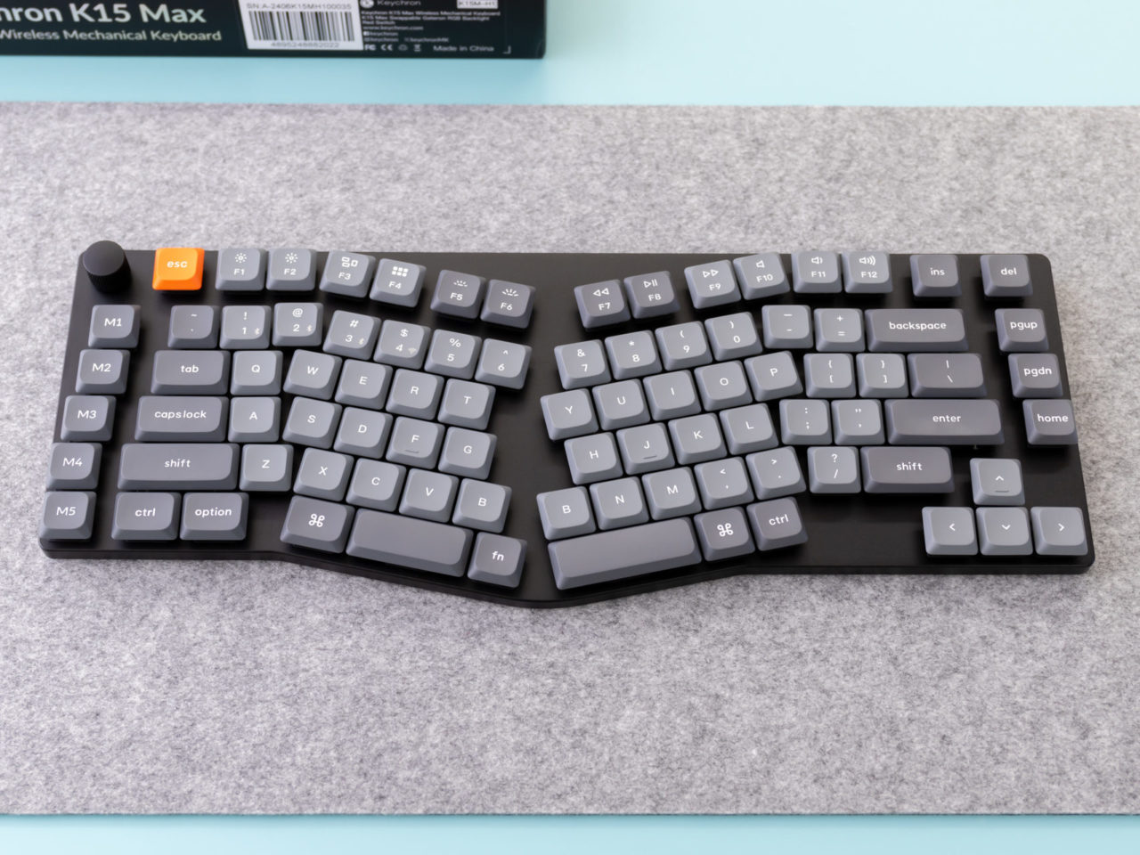 Keychron K15 Max (Aliceレイアウト)【レビュー】QMK対応ロー