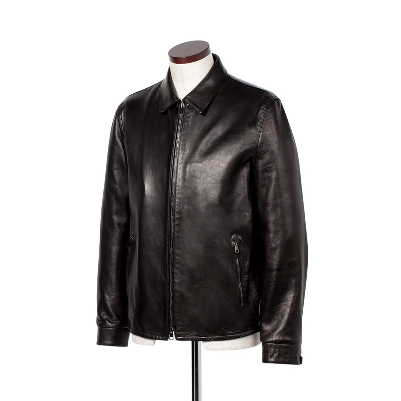 MOLEC（モレック）プロンジェラムレザー 襟付きシングルライダース