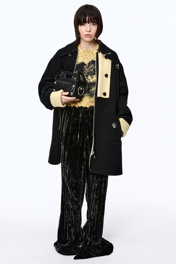 Clover Zip-Up Coat - Black - MASU– MASU Official Online Store