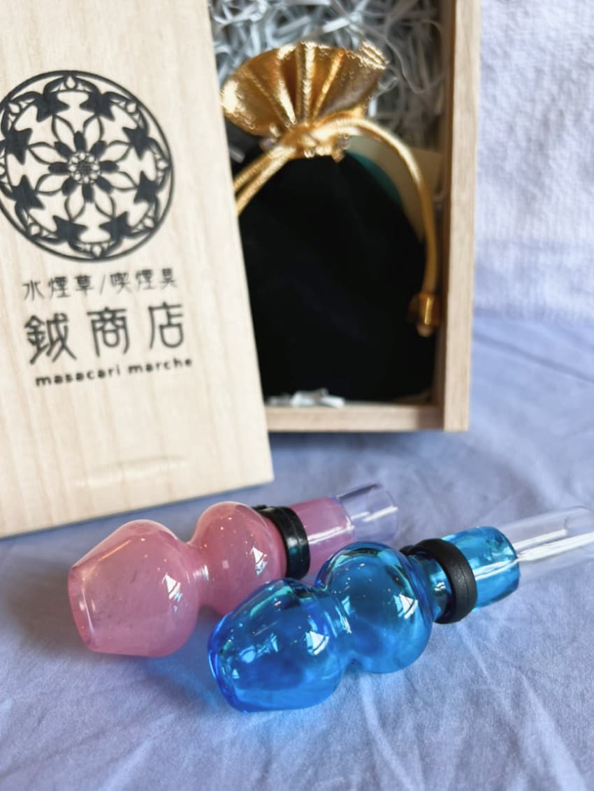 琉球ガラスマウスピース｜沖縄・福岡・熊本でシーシャ(水タバコ)を