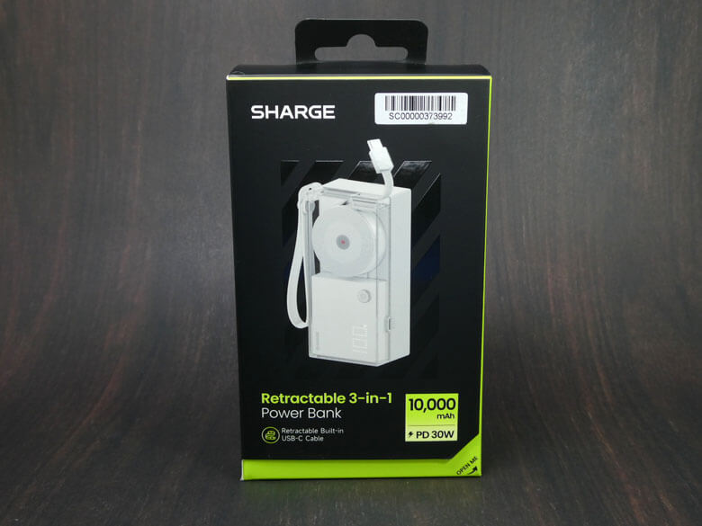 PRレビュー】SHARGE 格納式 3-in-1 モバイルバッテリー | MASAa.net