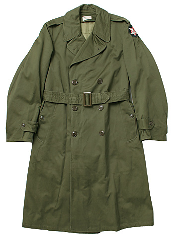 US ARMY(米陸軍) M-54 OG107 コットン ・サテン オーバーコート/サイズ