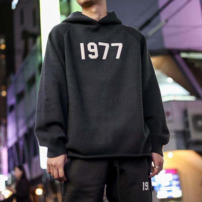 ESSENTIALS / エッセンシャルズ 1977ニットフーディー長袖 ユニ