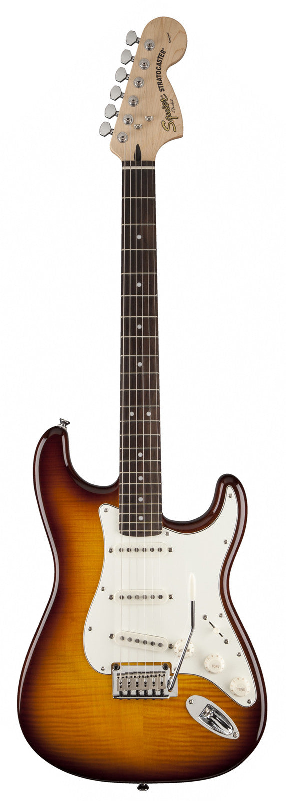 Squier - Standard Strat Flame Maple Top Burst Electric Guitar