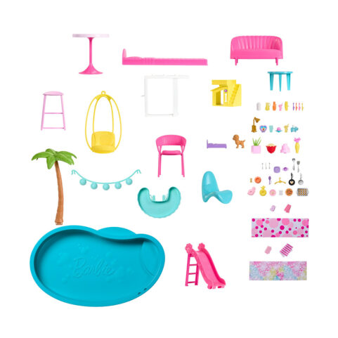 バービー ドリームハウス 3かいだてのおおきなすべりだいつきのおうち