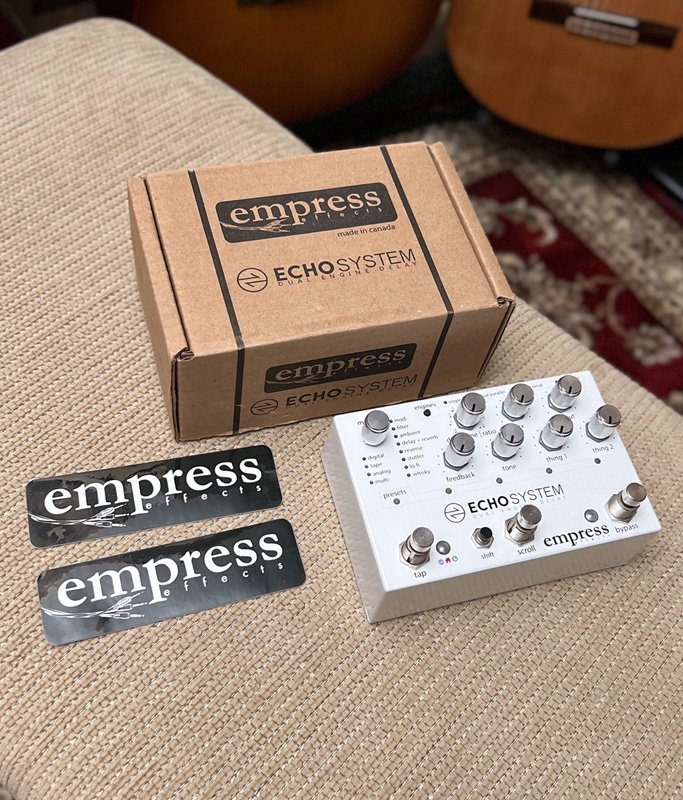 USED Empress Echosystem Dual Engine Delay Pedal