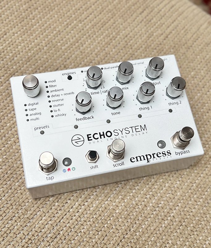 USED Empress Echosystem Dual Engine Delay Pedal