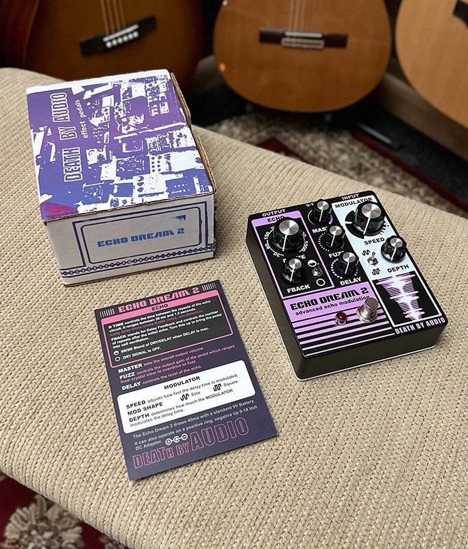 USED Death By Audio Echo Dream 2 Delay Pedal w/ Modulation