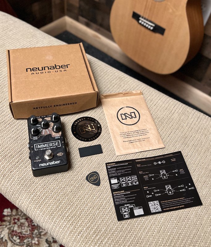 USED Neunaber Audio Immerse Reverberator MKII Reverb Pedal