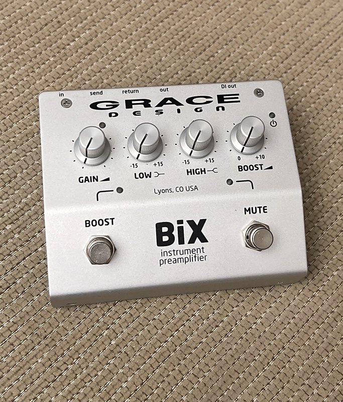 USED - Grace Design BiX Instrument Preamp / DI Pedal - Matt's