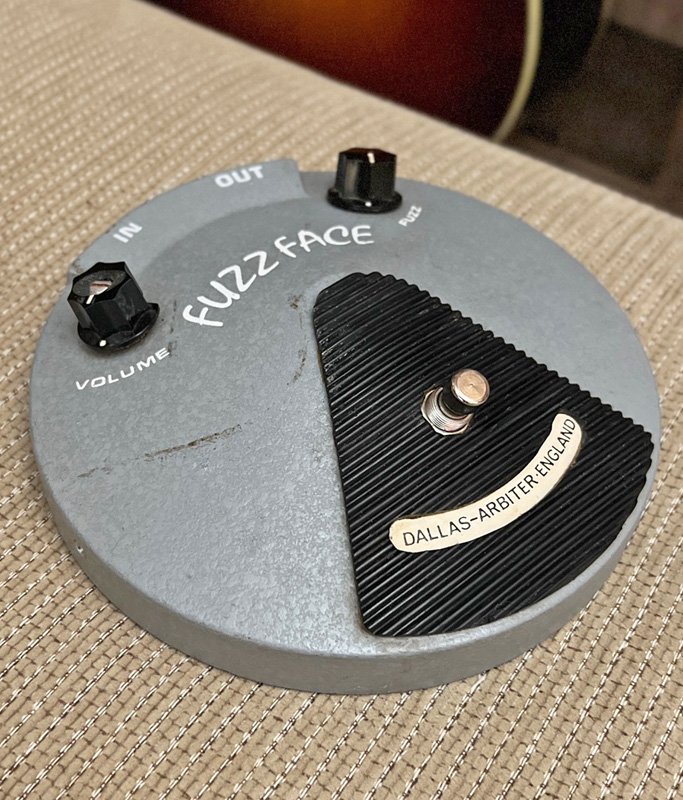 USED Crest Audio Dallas Arbiter Vintage Fuzz Face Pedal 1987