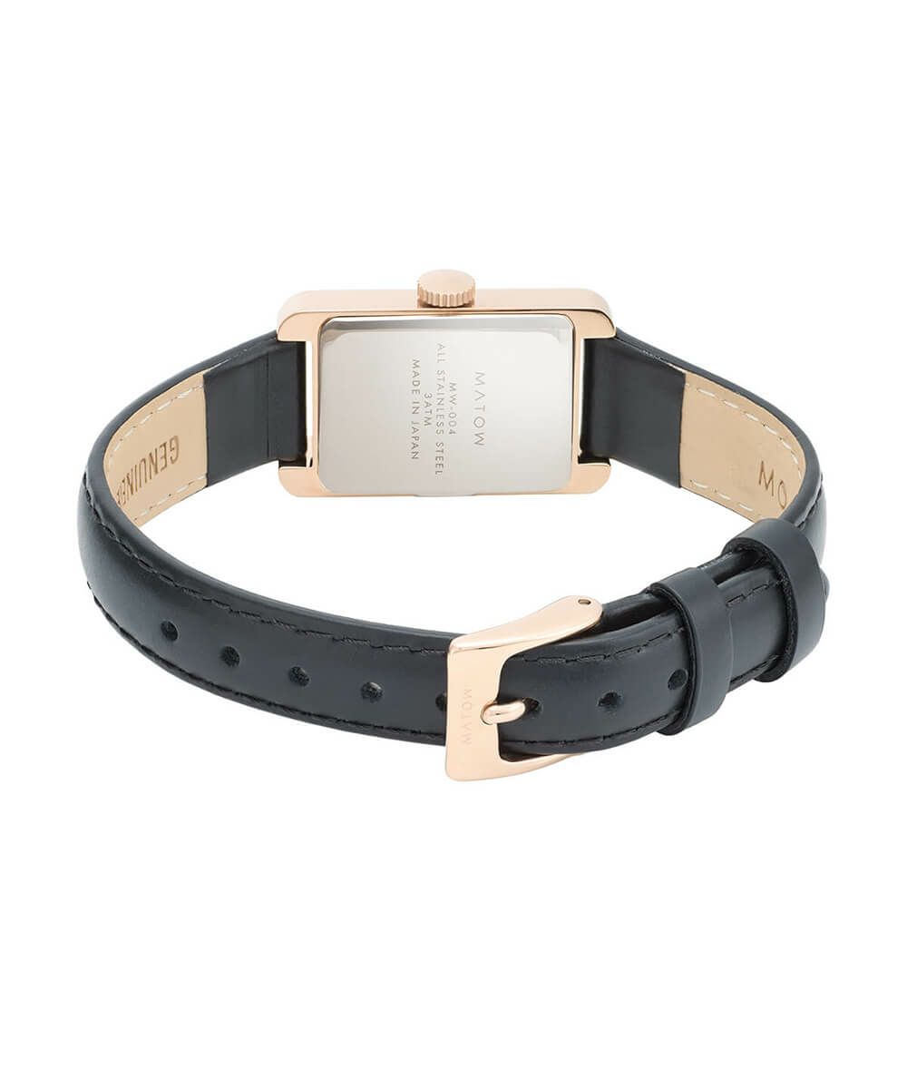 MATOW マトウ TSUKI 朧月 サークルローマン / SQUARE ROSE GOLD BLACK