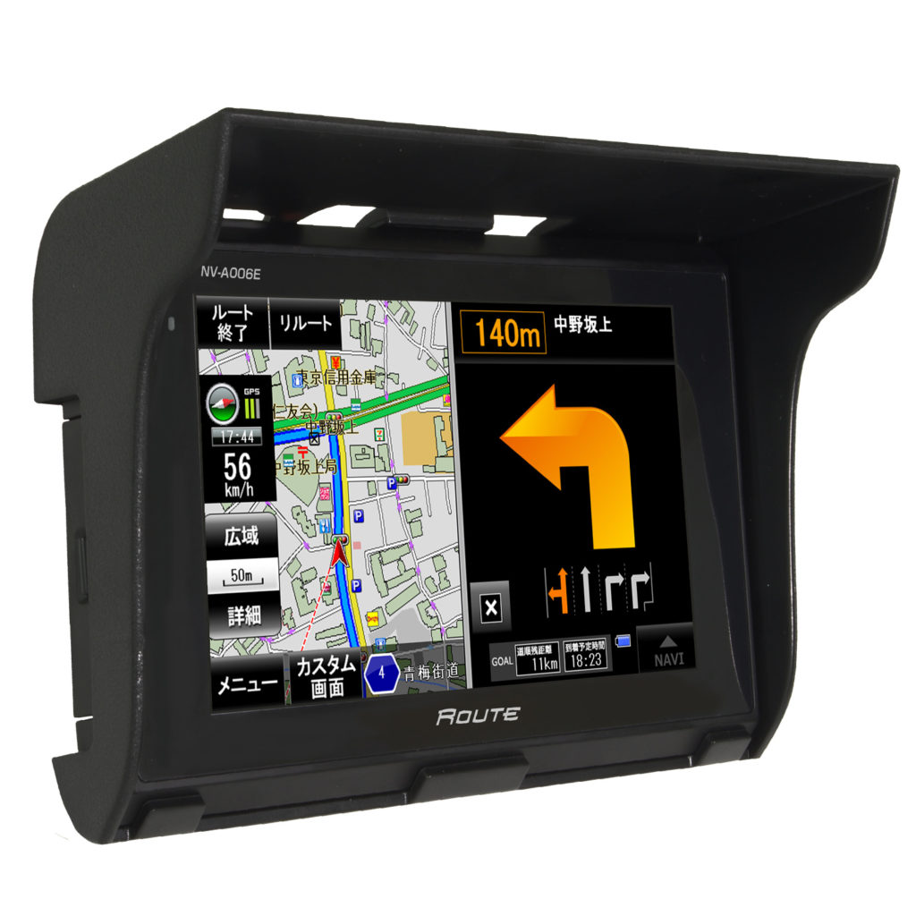 オリジナルブランド「道-Route-」5インチポータブルバイクナビ NV