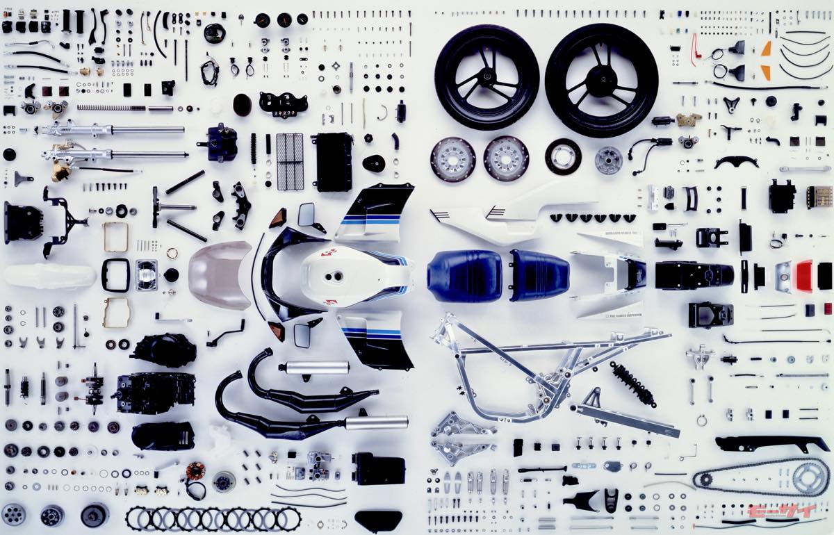 今や当たり前だけど「アルミフレーム、FI、倒立フォーク」国産車で初