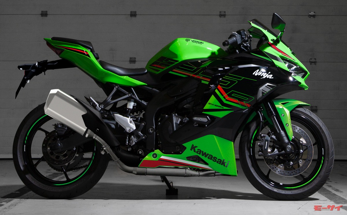 ピストン形状変更で3馬力UP！【カワサキ・Ninja ZX-25Rシリーズ】が