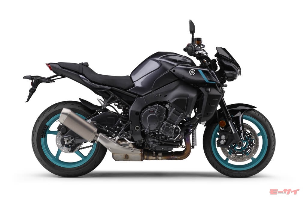 ヤマハ】「MT-10 ABS」にダークグレーが追加！ シアンのホイールに