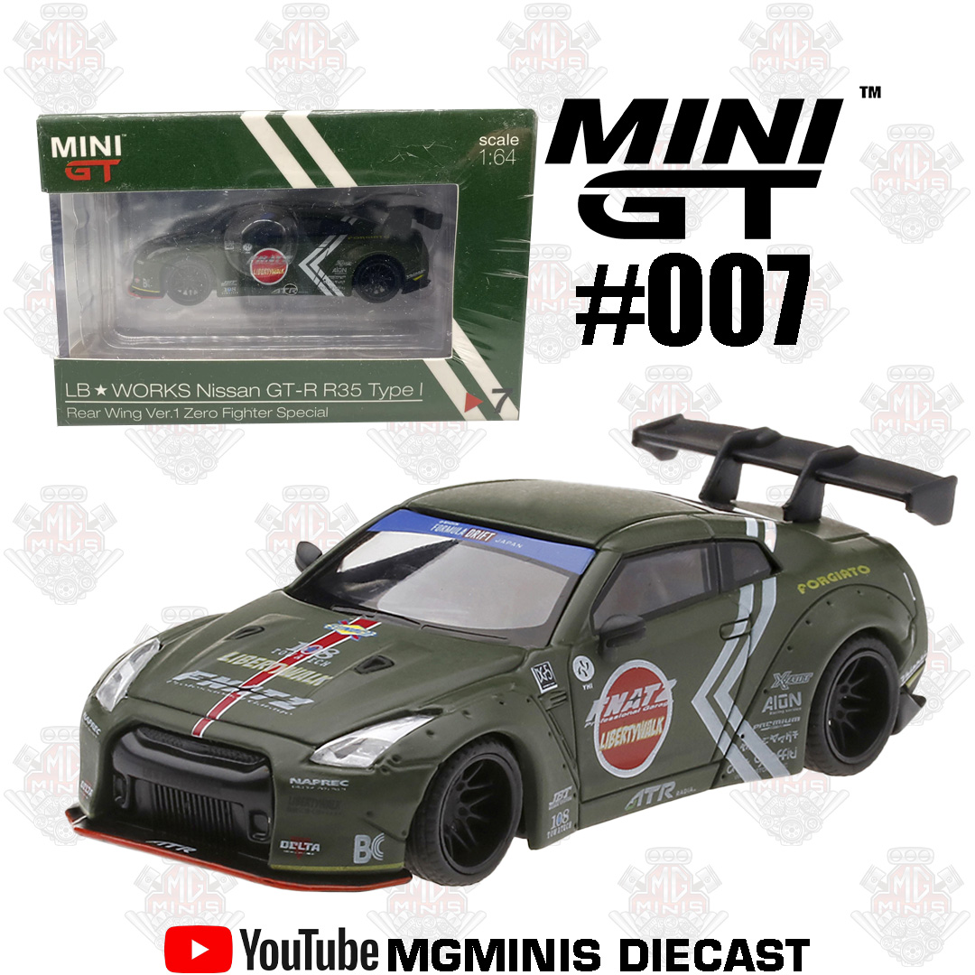 MINI GT LB WORKS Nissan GT-R (R35) Zero Fighter Special #7