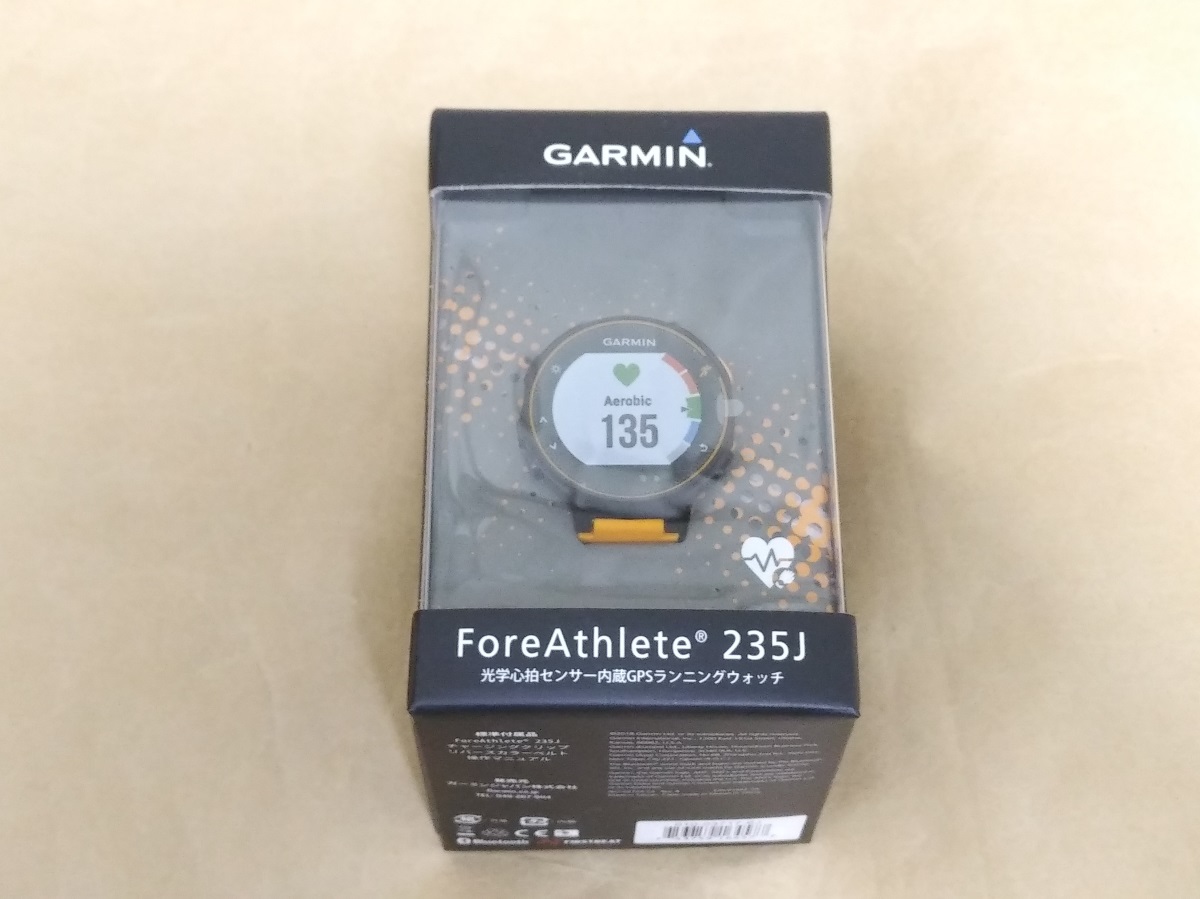 GARMIN ForeAthlete 235Jをレビュー！光学式心拍計内蔵のGPSランニング