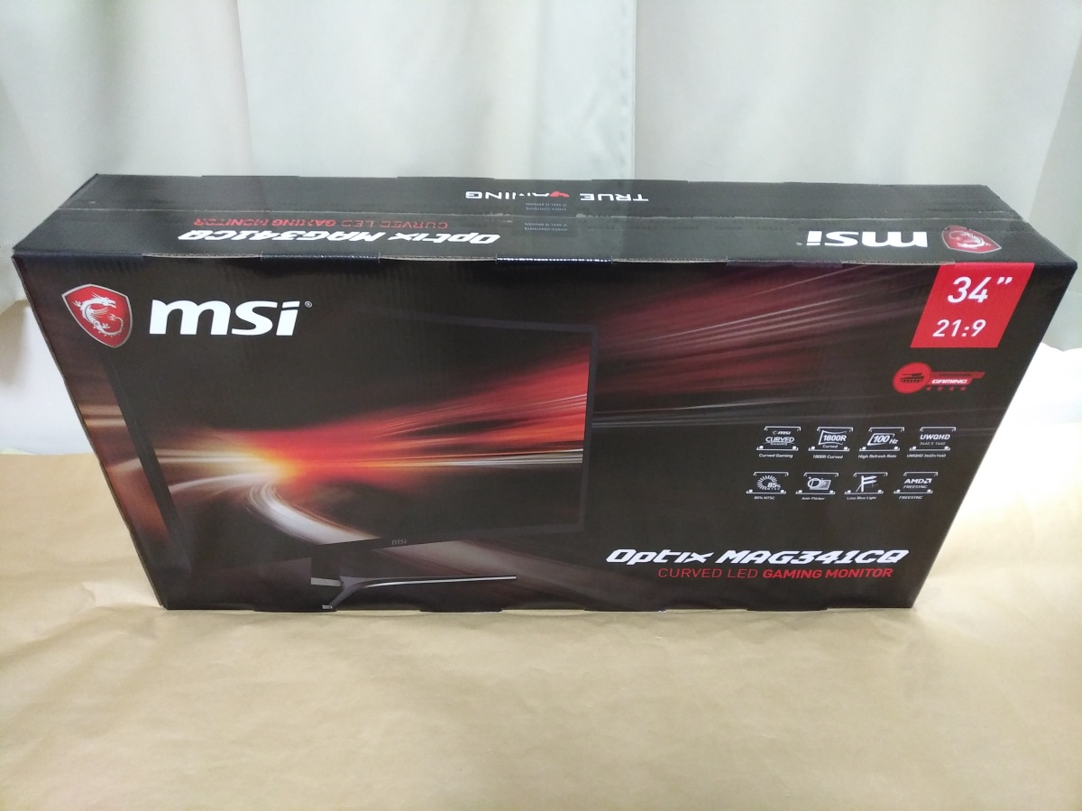 MSI Optix MAG341CQをレビュー！34型(3440x1440)のウルトラワイド