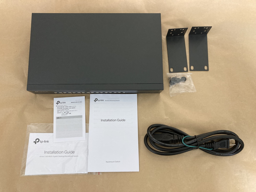 TP-Link TL-SX1008のレビュー！全ポート10G対応の8ポートスイッチ