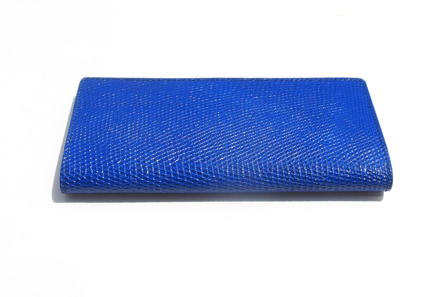 ジャンルソー｜JEAN ROUSSEAU｜リザード長財布｜ブルー - 鳩目堂 本店