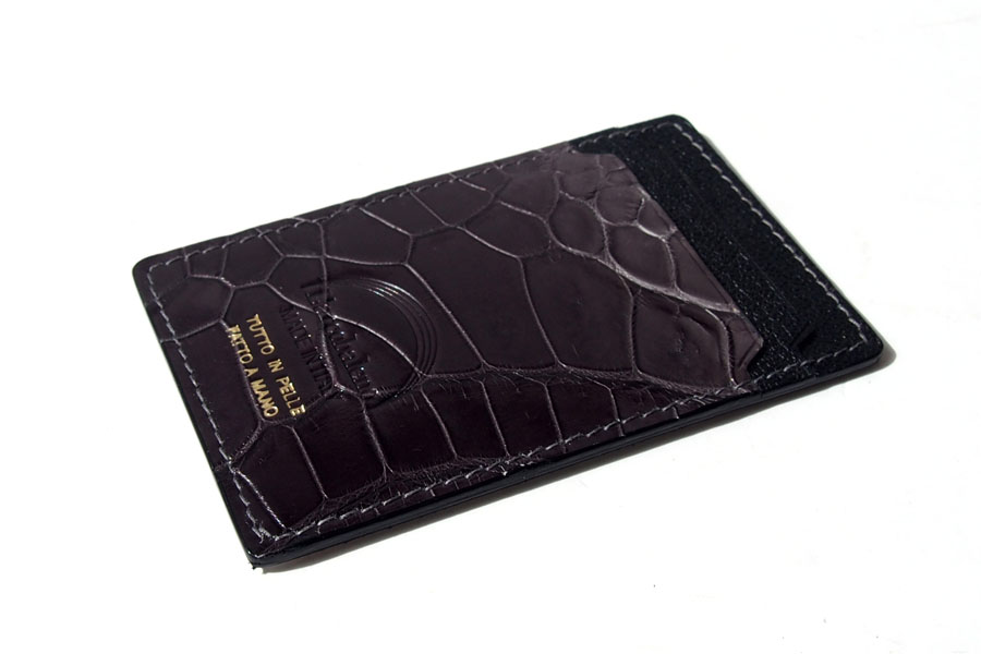 Sold Out】ラルコバレーノ｜L'arcobaleno｜クロコ×ゴートレザー