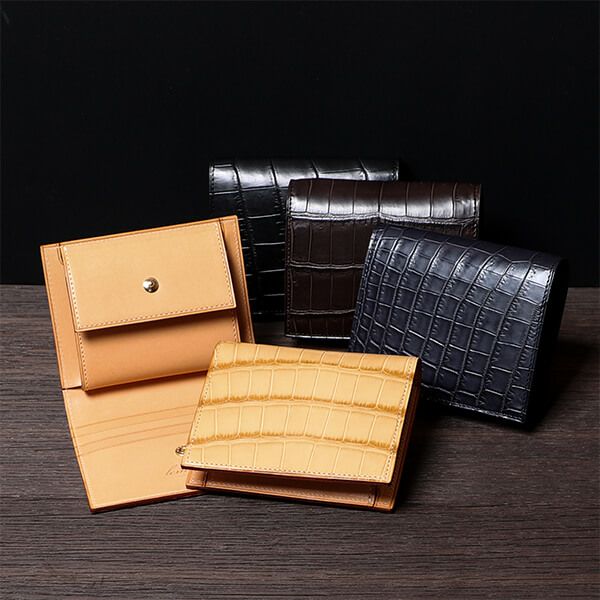 レンマ Marisco マリスコ クロコダイル マネークリップ財布 コンパクト